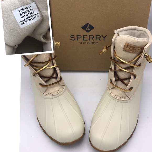 sperry duck boots sparkle